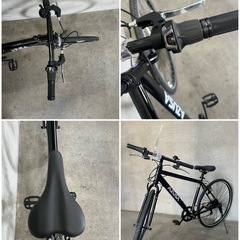 🆕新車入荷🆕 クロスバイク AZUSA アズサ 新品 ブラック 700cの画像