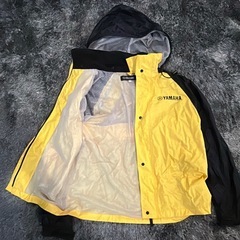 YAMAHA ヤマハ　バイク　レインスーツ　Mサイズの画像
