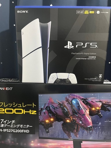 PS5本体&ゲーミングモニターセット　美品