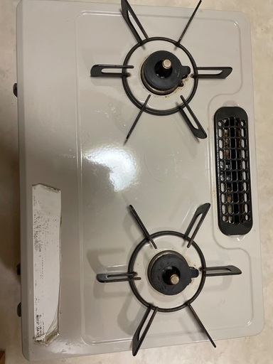 都市ガス　ガステーブルと3合炊き炊飯器