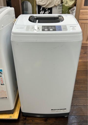 ★【日立】全自動洗濯機　2018年製　5kg ［NW-50B］