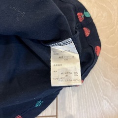 さくらんぼワンピ　　120サイズの画像