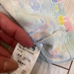 パジャマ　110 水色　の画像