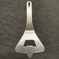 エールフランスのシャンパン
グラス6脚（旧ロゴ付き）プラス栓抜きの画像