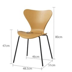 ダイニングチェア Probasto セブンチェア スタッキングチェア北欧家具　　美品の画像