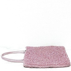 【極美品】ANTEPRIMA アンテプリマ スクエア ワイヤーバッグ ハンドバッグ ピンク系②の画像