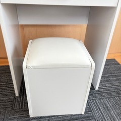 USED☆ドレッサー&スツールセット傷汚れありの画像