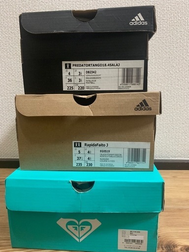 ❤️新品未使用品3足セット❤️❤️adidasアディダスフットボールサッカーシューズ　22.5cm❤️