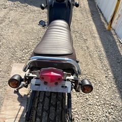 【動画あり】 TW200 2JL スカチューン フロントタイヤバッテリー新品 キャブ清掃済の画像