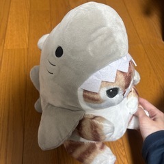 モフサンド　サメ　ぬいぐるみの画像