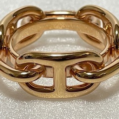 HERMES　エルメス ルガテ レガート シェーヌダンクル　スカーフリング ゴールド　スカーフ留め　新品未使用品　正規品の画像