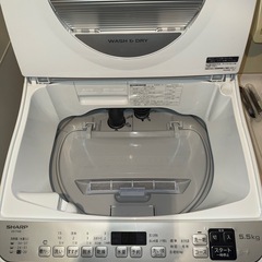 シャープ 洗濯乾燥機の画像