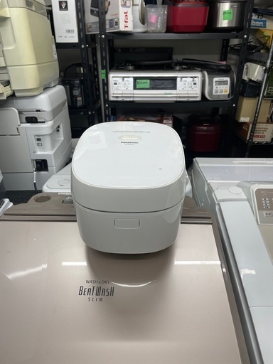 配送可能　保証付き 2021年製パナソニック炊飯器 ライス&クッカー ホワイト SR-UNX101-W [5.5合 /IH]