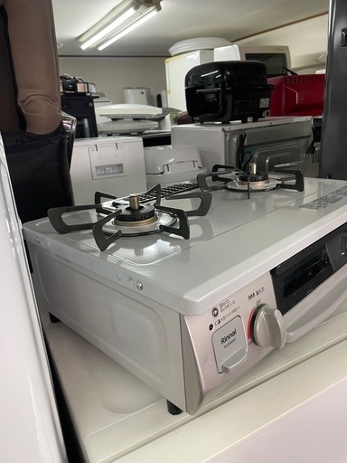 配送可能　保証付き 2023年製KG35NGRL-A13　リンナイ 都市ガス ガスコンロ Rinnai 2口 左強火力 消し忘れ消火機
