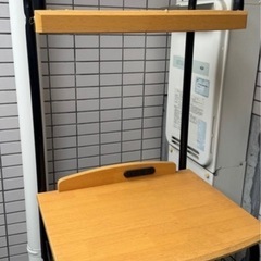 キッチン レンジラック スライド棚の画像