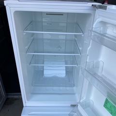 北九州市内配送無料　保証付き 2021年製yselect YRZF15J ヤマダオリジナル ２ドア冷蔵庫 (156L・右開き) ホワイトの画像