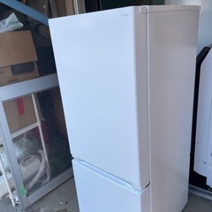 北九州市内配送無料　保証付き 2021年製yselect YRZF15J ヤマダオリジナル ２ドア冷蔵庫 (156L・右開き) ホワイトの画像