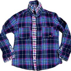 ミキハウス　リバーシブル　ネルシャツ　120の画像