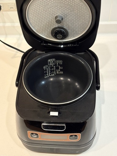 アイリスオーヤマ 3合 炊飯器IH調理機能付きRC-IA31-B