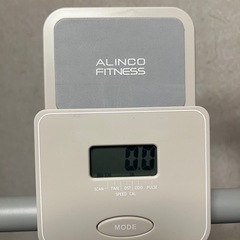 【無料・状態良好】アルインコ 折りたたみ式エアロバイク 8段階負荷 エクササイズフロアマット セットの画像