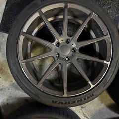 ハイペリオン　CVX  20インチ　タイヤ付　4本セット　ヴォッセのセンターキャップの画像