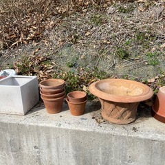 植木鉢の画像