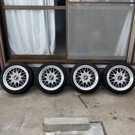 BBS RG136 RG138 8j＋45 9j＋50 17インチ　タイヤ溝あり‼️　旧車