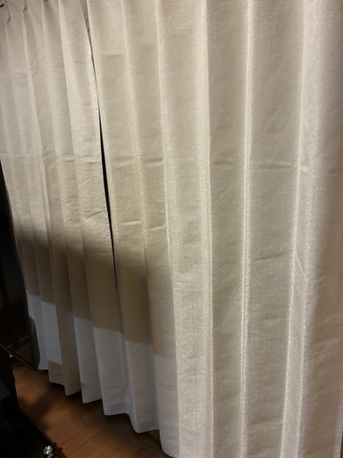 ３ヶ月使用　ニトリカーテン