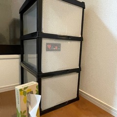 3段収納ケース 収納ボックスの画像