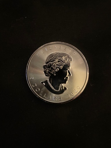 2020年発行メイプル銀貨1オンス25枚セット