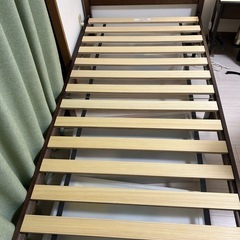 【3月26日までに決着条件】シングルベットすのこフレーム＋マットレス　セットの画像
