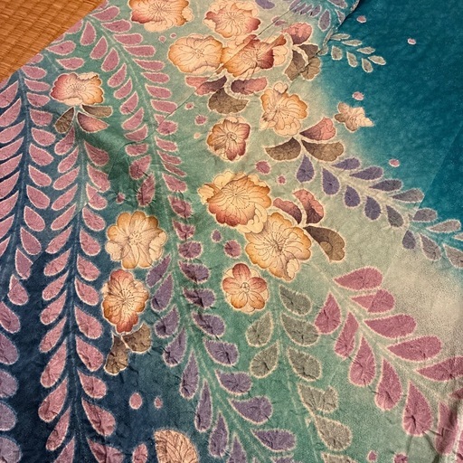 辻ヶ花　訪問着　銀通し　作家物