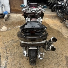 【YAMAHA マジェスティSG03 実働フルカスタム オールブラウンLED付きの画像