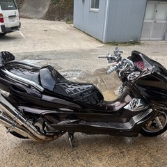 【YAMAHA マジェスティSG03 実働フルカスタム オールブラウンLED付きの画像