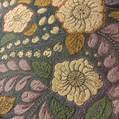 辻ヶ花　袋帯　銀通しの画像