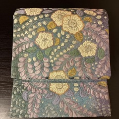 辻ヶ花　袋帯　銀通しの画像