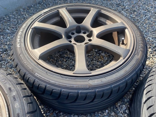 ホイール タイヤ    18インチ 8.5J 114.3 5穴ワーク work