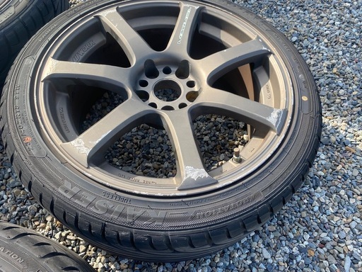 ホイール タイヤ    18インチ 8.5J 114.3 5穴ワーク work