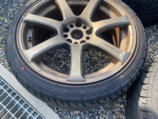 ホイール タイヤ    18インチ 8.5J 114.3 5穴ワーク work