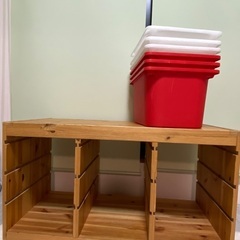 IKEA イケア  TROFAST トロファスト 収納 ベンチ の画像