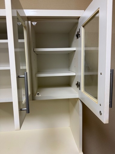 ◇お取引御礼◇ナフコ購入◇食器棚◇100㎝幅 (すうこ) 上の町の収納
