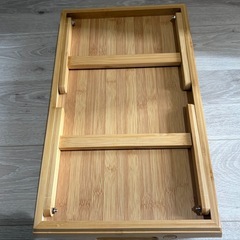 折りたたみ 木製 ミニテーブル トレーの画像