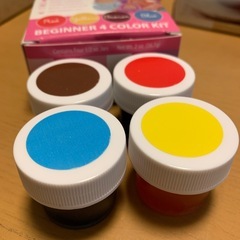 クッキーアイシングカラー　絞り口金（オマケの絞り袋ほか）の画像