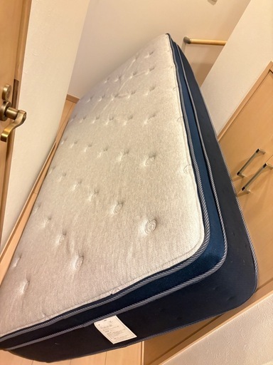 美品配達可能　ニトリ　シングルベッド　マットレス付き　