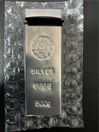 銀　純銀　インゴット　500g 石福金属興業