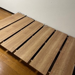 すのこ　ベッドフレームの画像