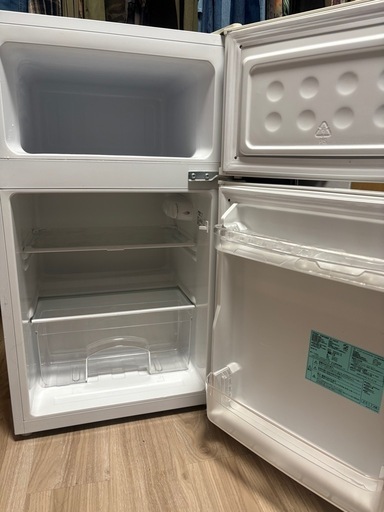 美原店 2020年製 2ドア冷蔵庫 85L ハイアール JR-N85C ホワイト 単身 