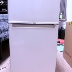 【美品・コンパクト】ハイアール 2ドア冷凍冷蔵庫 85L（立川市・引き取り限定)の画像