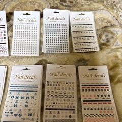 ブランド ロゴ ネイルシール ネイル シール ネイルパーツの画像