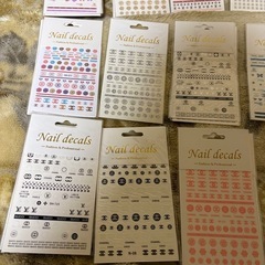 ブランド ロゴ ネイルシール ネイル シール ネイルパーツの画像